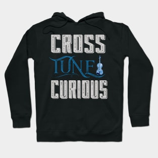 Cross Tune Curious Old Time Fiddle T-Shirt Hoodie